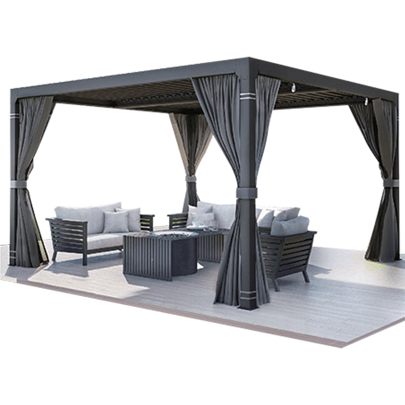 Aluminiumrahmen wasserdichte Pavillon mit Lattendach